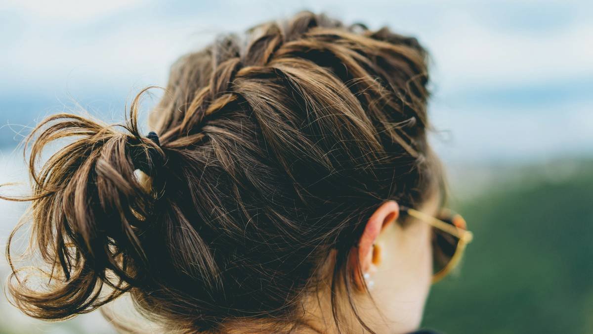 Woman with braid